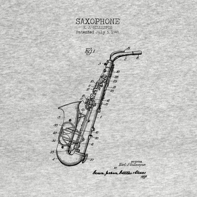 SAXOPHONE patent by Dennson Creative